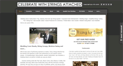 Desktop Screenshot of celebratewithstringsattached.com